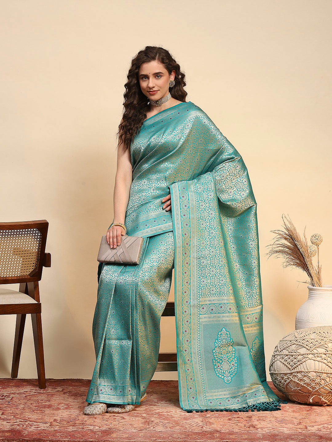 Woven Design Art Silk Saree