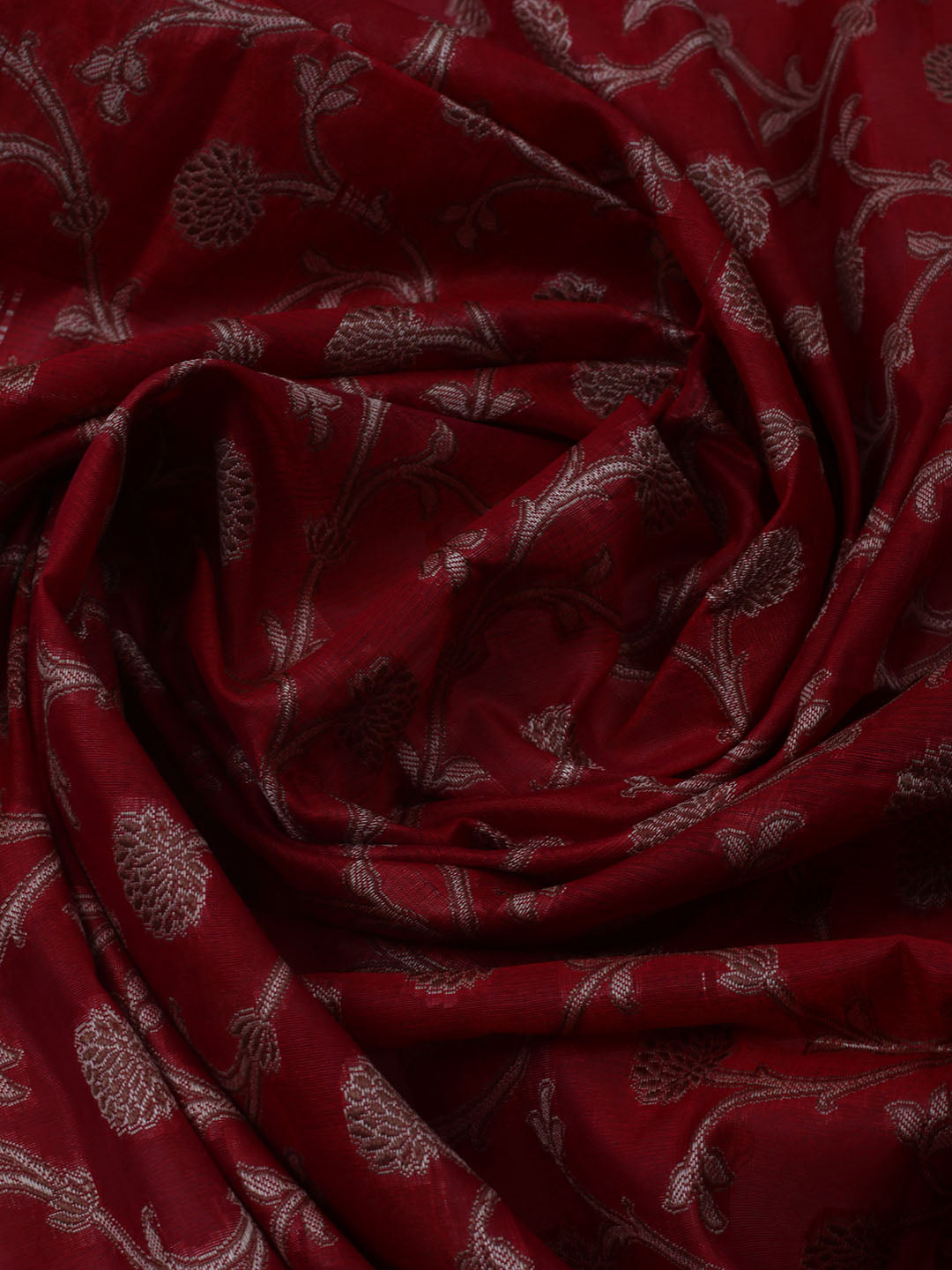 Banarasi Chanderi Unstitched Suit With Dupatta