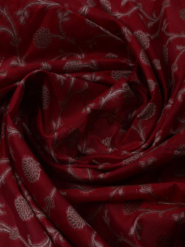 Banarasi Chanderi Unstitched Suit With Dupatta