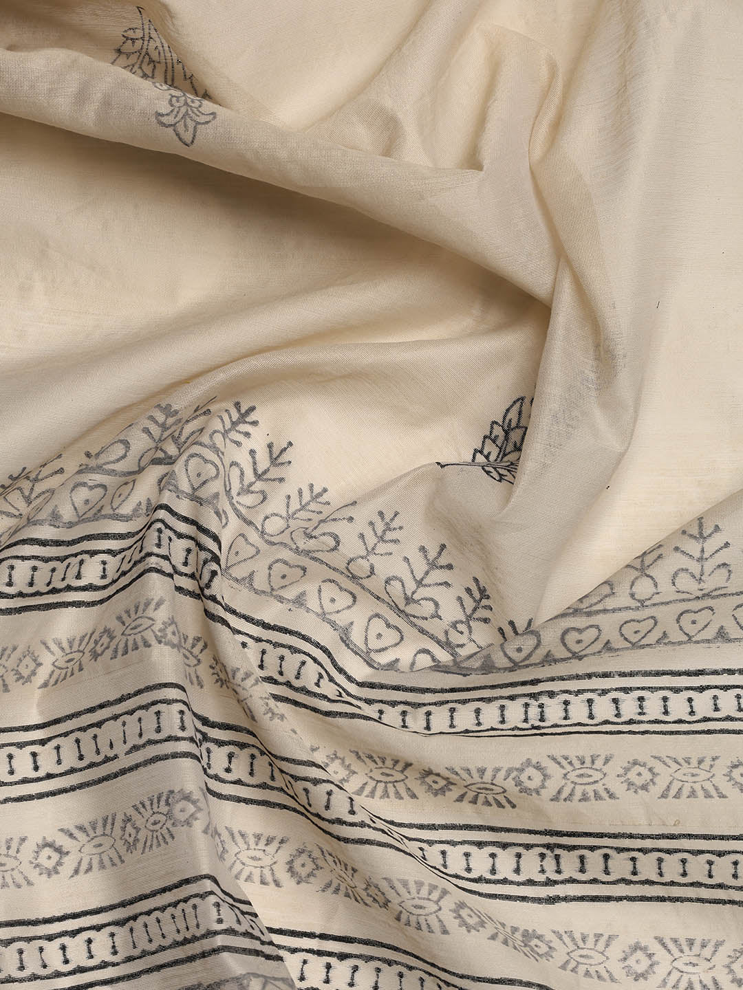Neck Embroidered Cotton Blend Unstitched Suit With Dupatta
