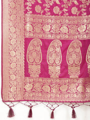 Zari Jaal Woven Handloom Saree