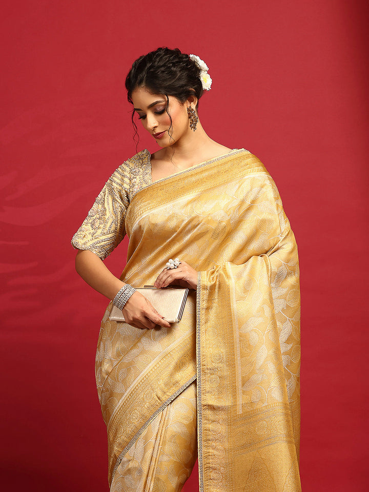 Embroidered Banarasi Saree