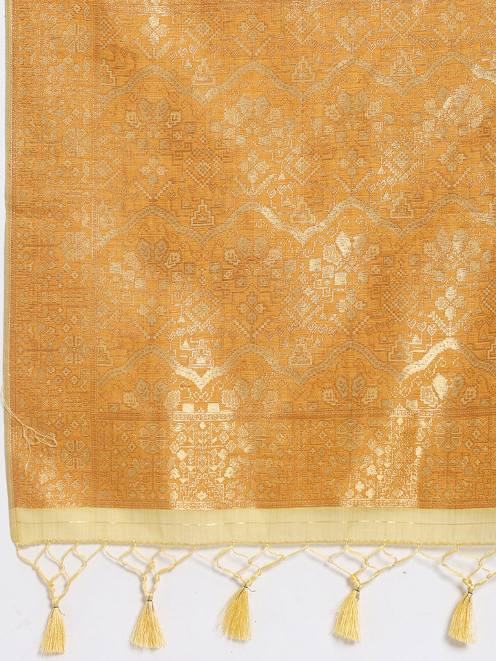 Zari Jaal Art Silk Woven Saree