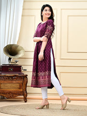 Digital Printed Cotton Kurta