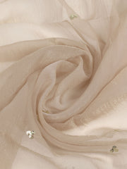 Embelished Organza Unstitched Suit With Dupatta