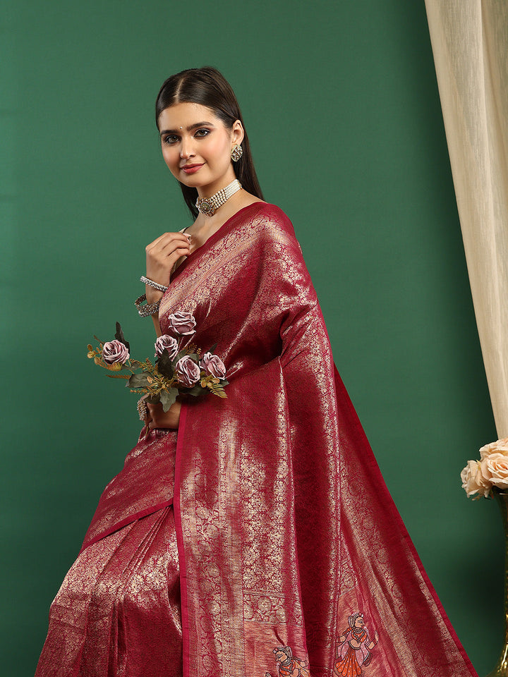Woven Design Art Silk Saree