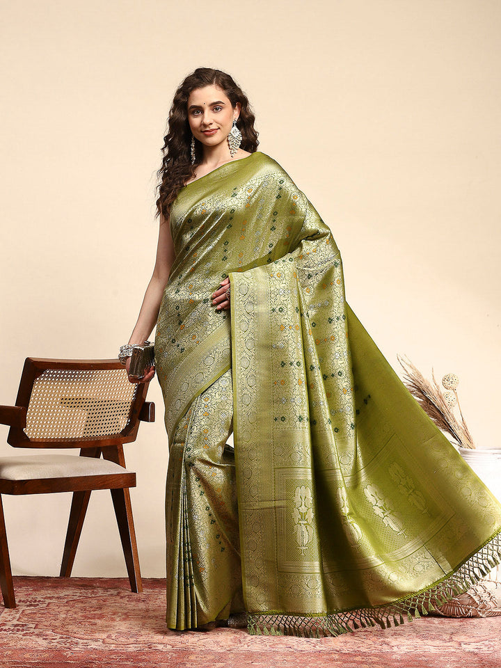 Woven Design Art Silk Saree