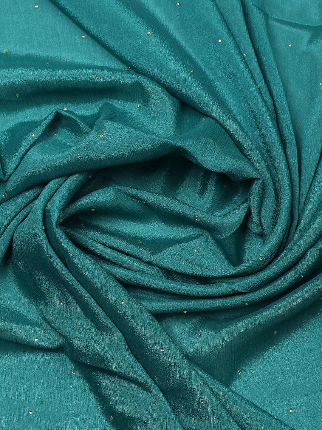 Embroidered Chinon Unstitched Suit With Pant &amp; Dupatta