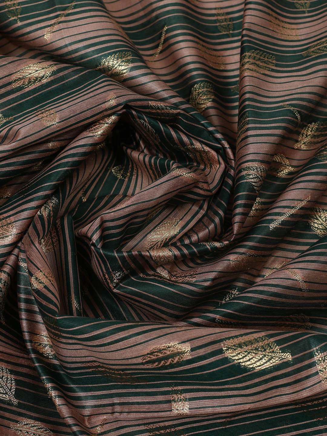 Woven Design Chanderi Unstitched Suit With Pant &amp; Dupatta