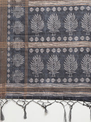 Digital Printed Tussar Woven Saree