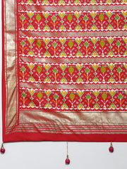 Patola Printed Art Silk Woven Saree