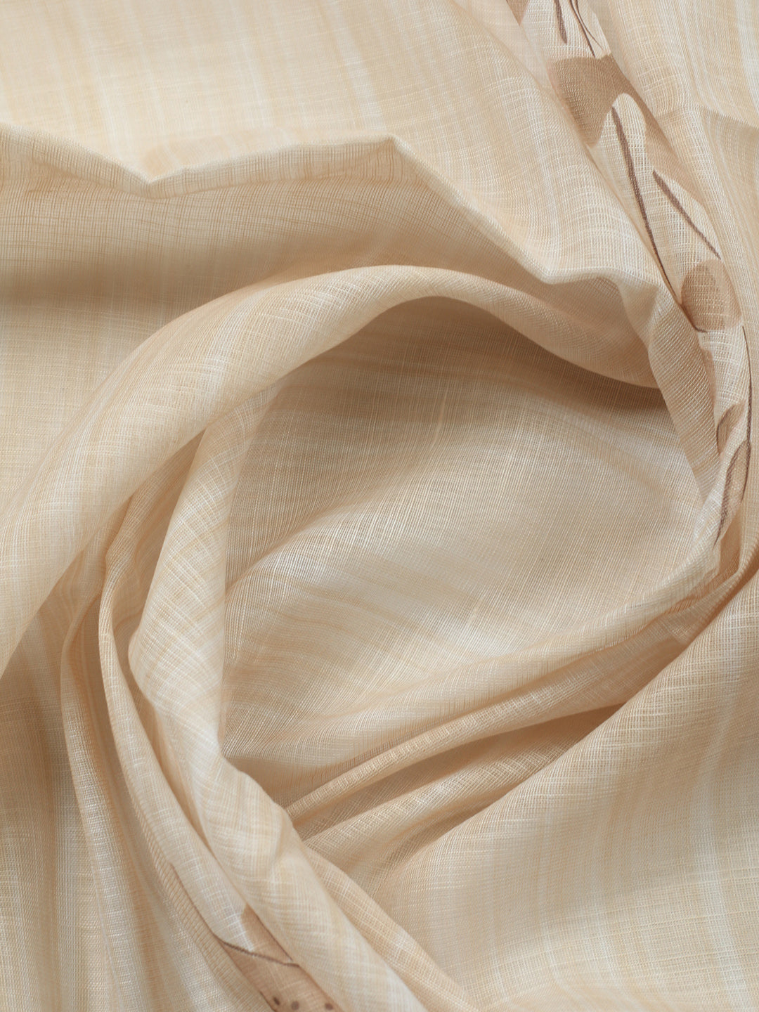 Printed Linen Blend Unstitched Suit With Pant &amp; Dupatta