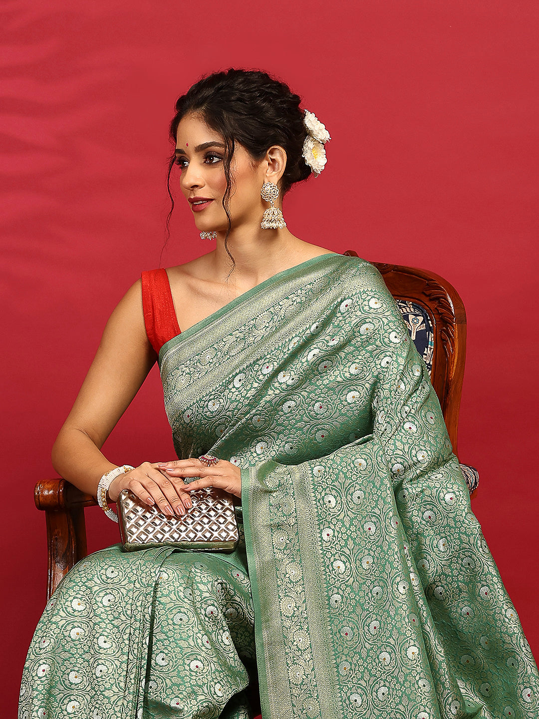 Woven Design Art Silk Saree