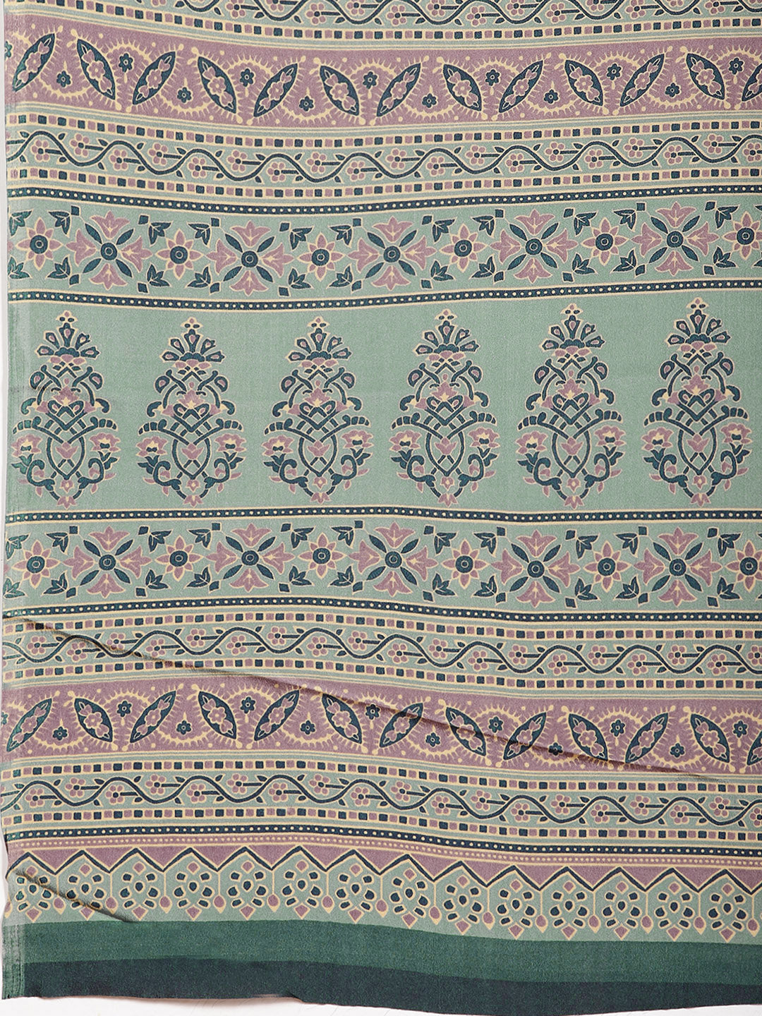 Digital Printed Crepe Woven Saree