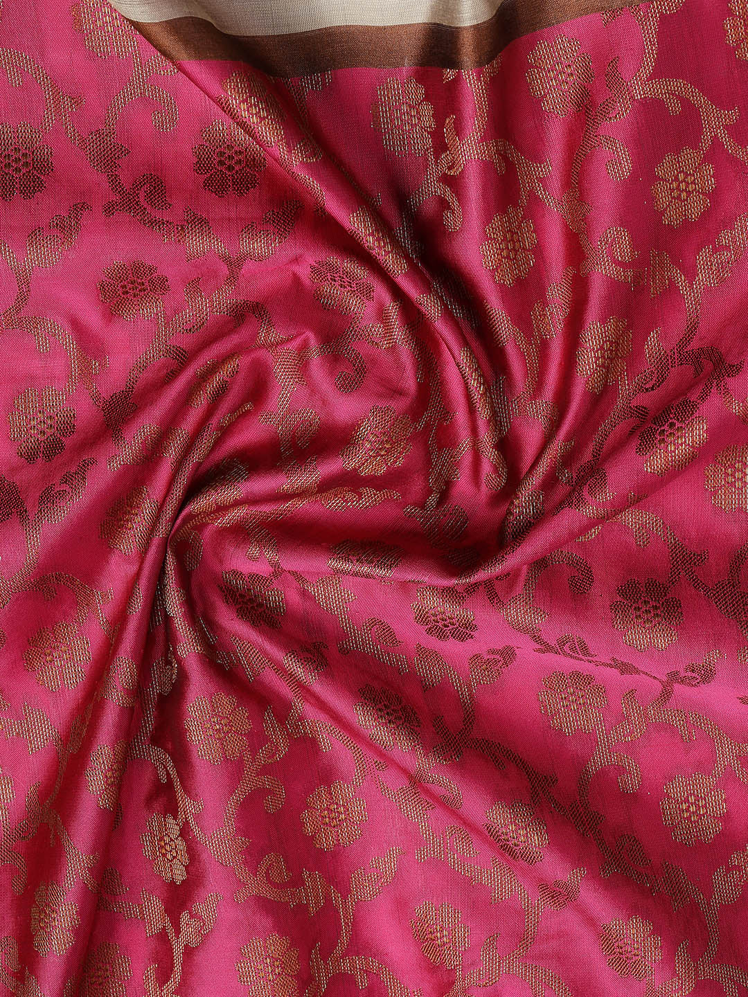 Woven Chanderi Unstitched Suit With Dupatta