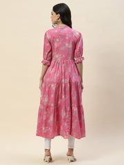 Printed Cotton Anarkali Kurta