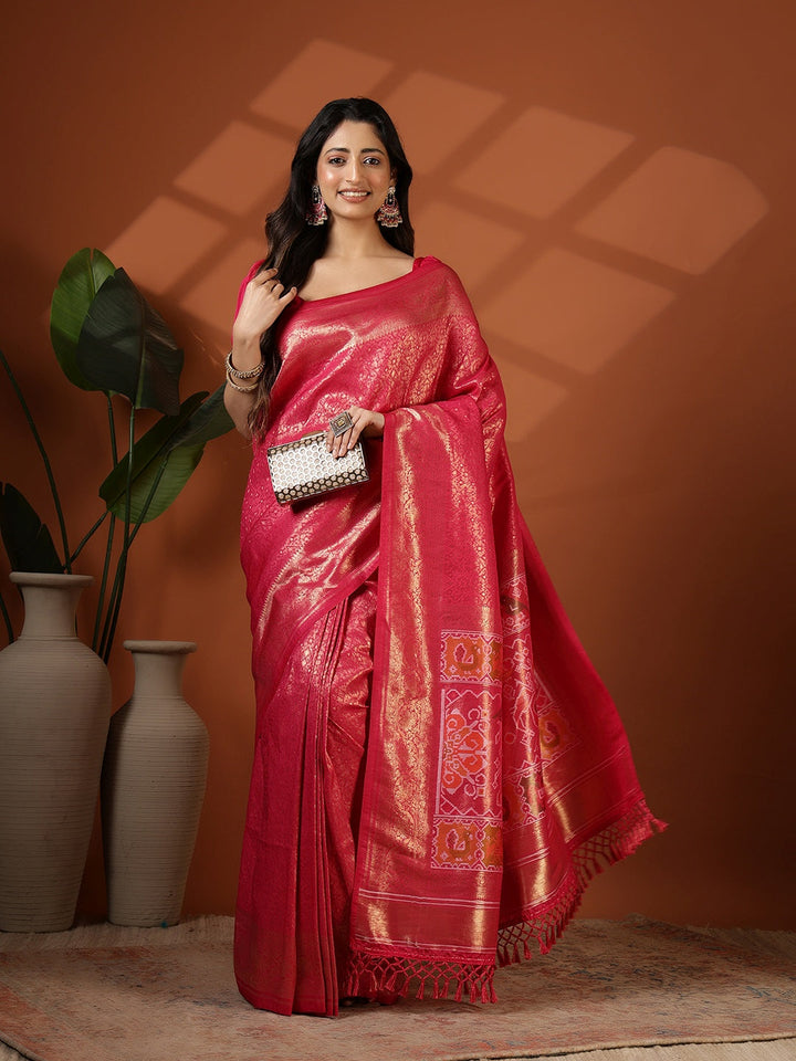 Woven Design Art Silk Saree