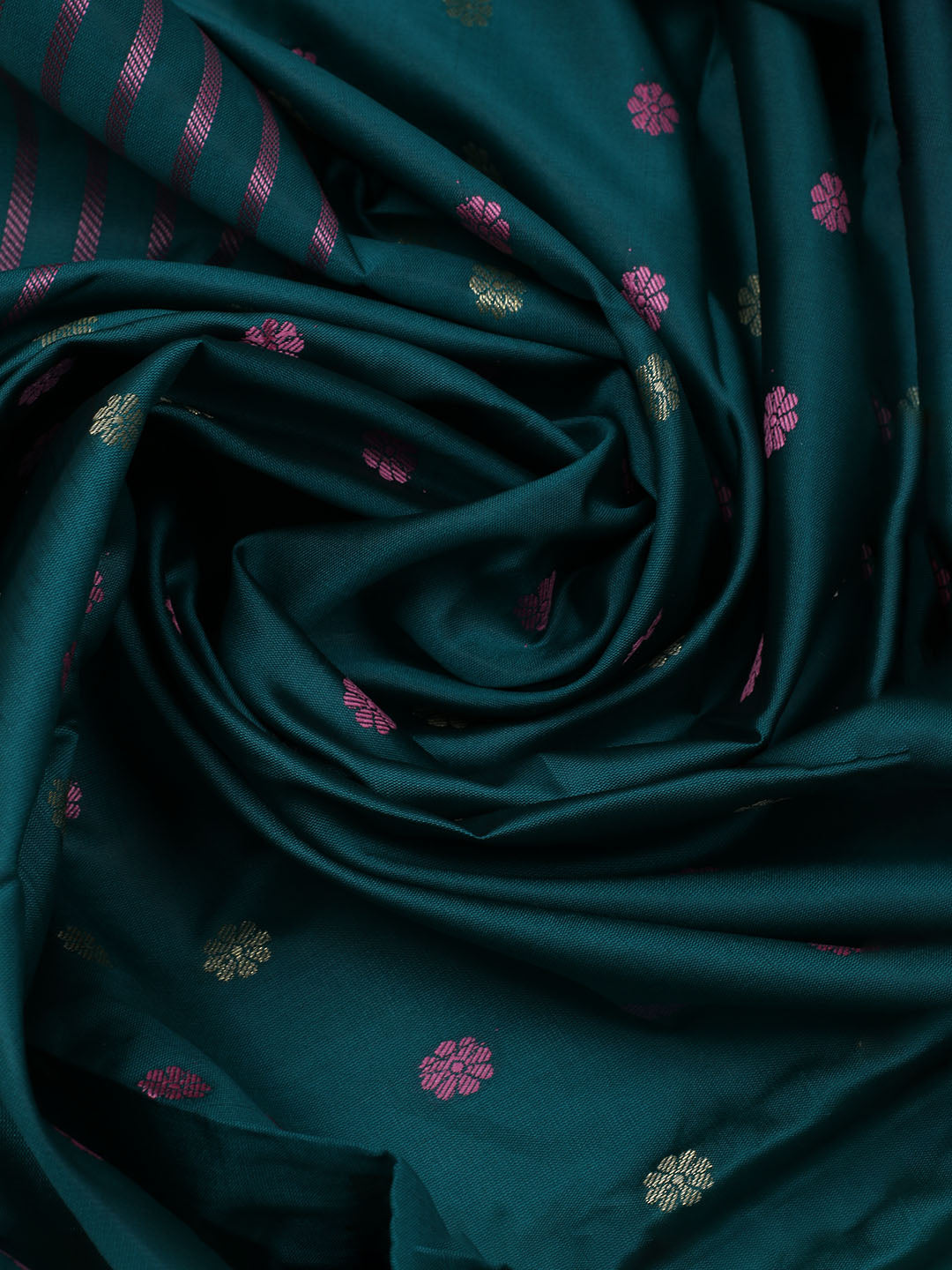 Woven Chanderi Unstitched Suit With Dupatta