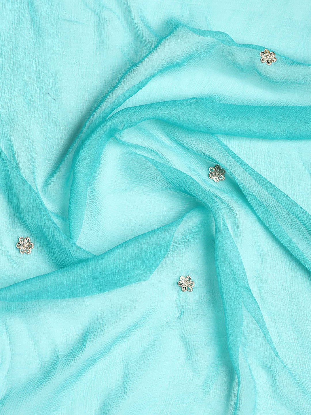 Embroidered Muslin Unstitched Suit With Dupatta