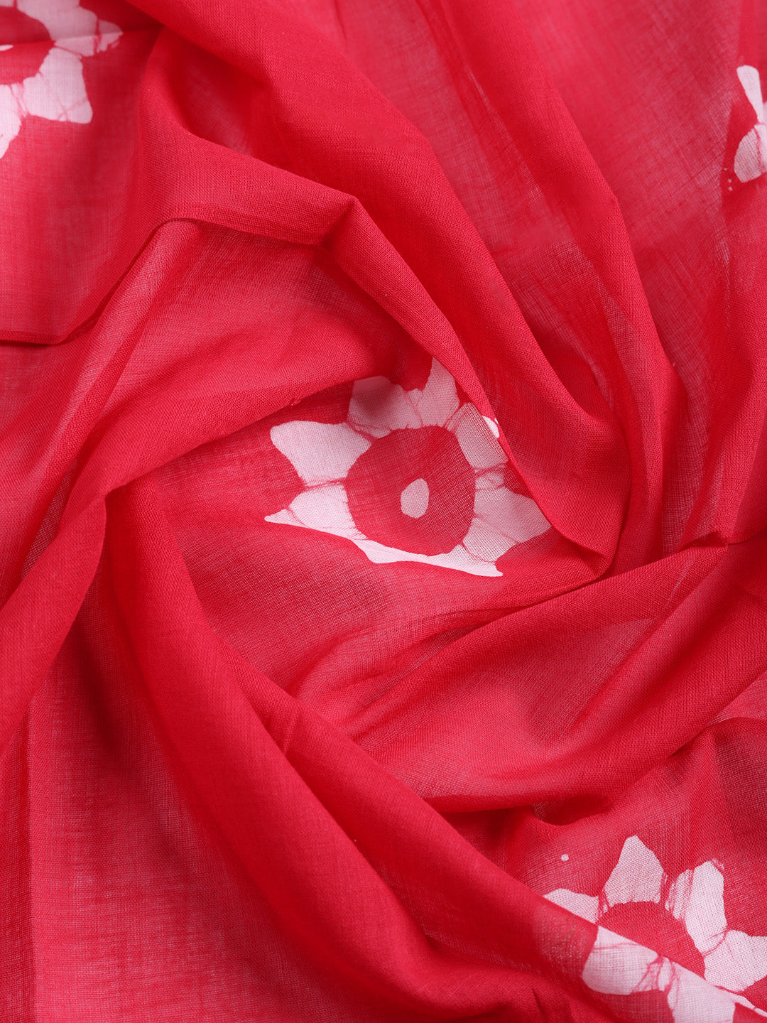 Printed Cotton Blend Unstitched Suit With Pant &amp; Dupatta