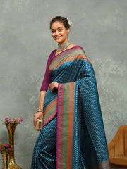 Wovn Border Art Silk Saree