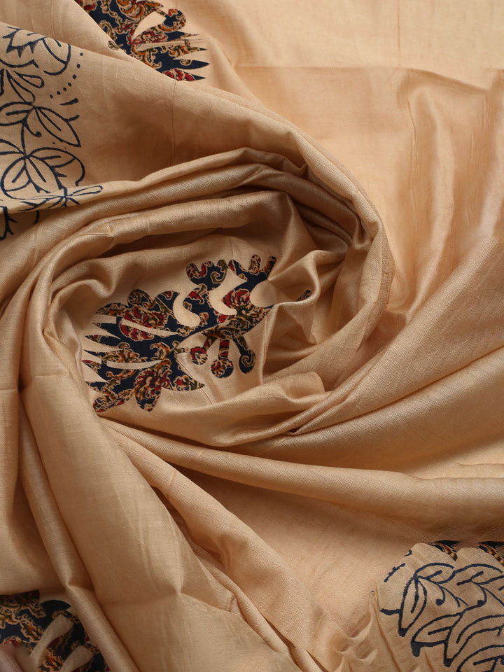 Printed Cotton Blend Unstitched Kurta With Pant &amp; Dupatta