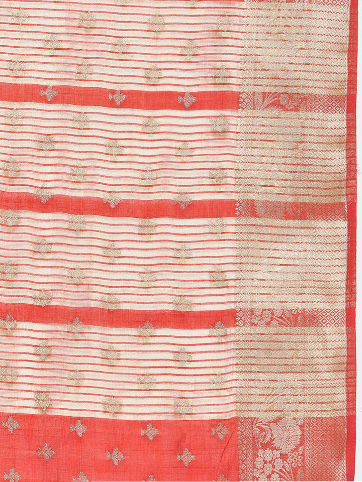 Zari Border Art Silk Woven Saree