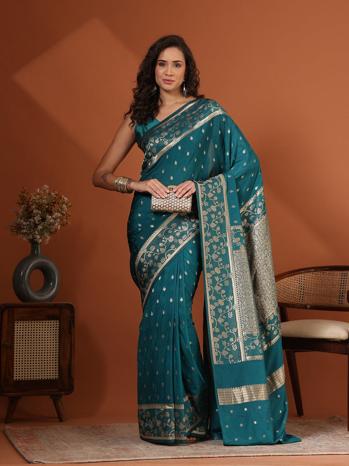 Plain Chiffon Saree