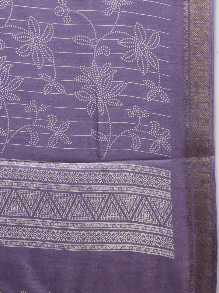 Maheshwari Printed Dola Cotton Saree