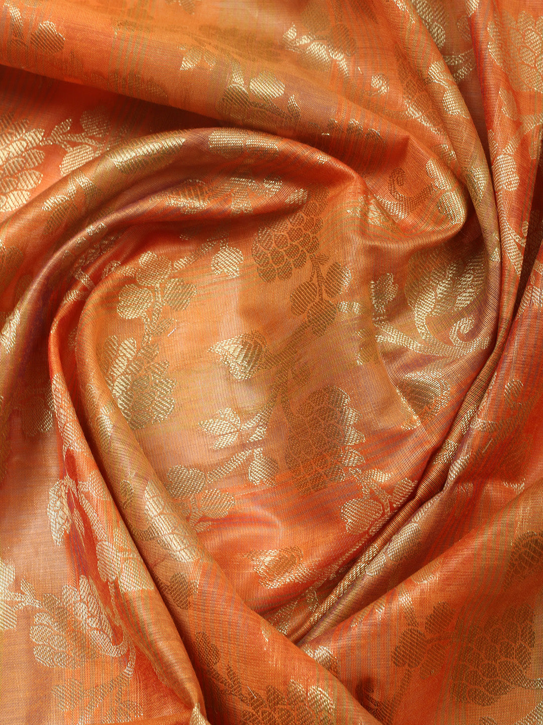 Woven Design Chanderi Unstitched Suit With Pant &amp; Dupatta