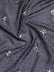 Sequence Work Chanderi Unstitched Suit With Dupatta