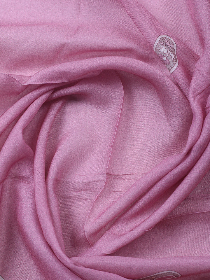 Embroidered Muslin Unstitched Suit With Pant &amp; Dupatta