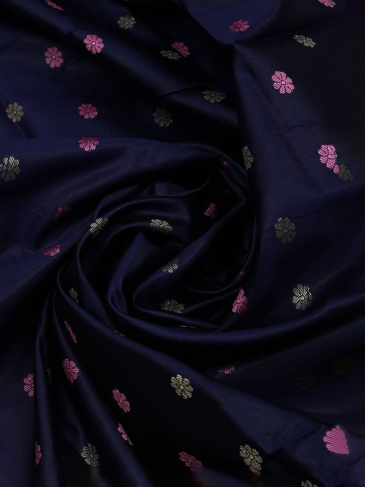 Woven Chanderi Unstitched Suit With Dupatta