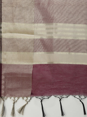 Zari Border Cotton Woven Saree