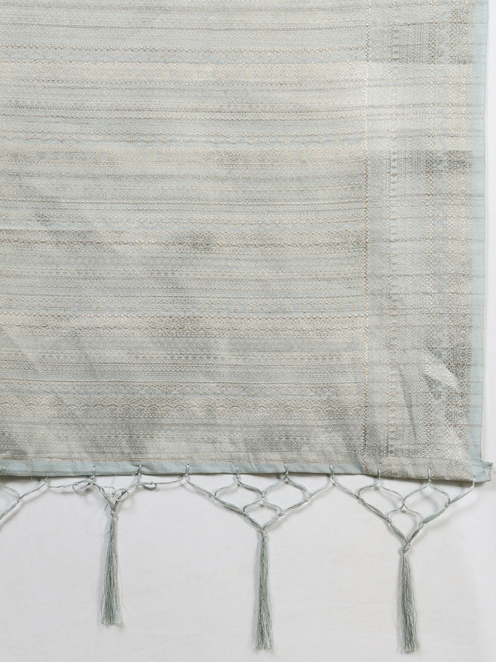 Digital Printed Tussar Saree