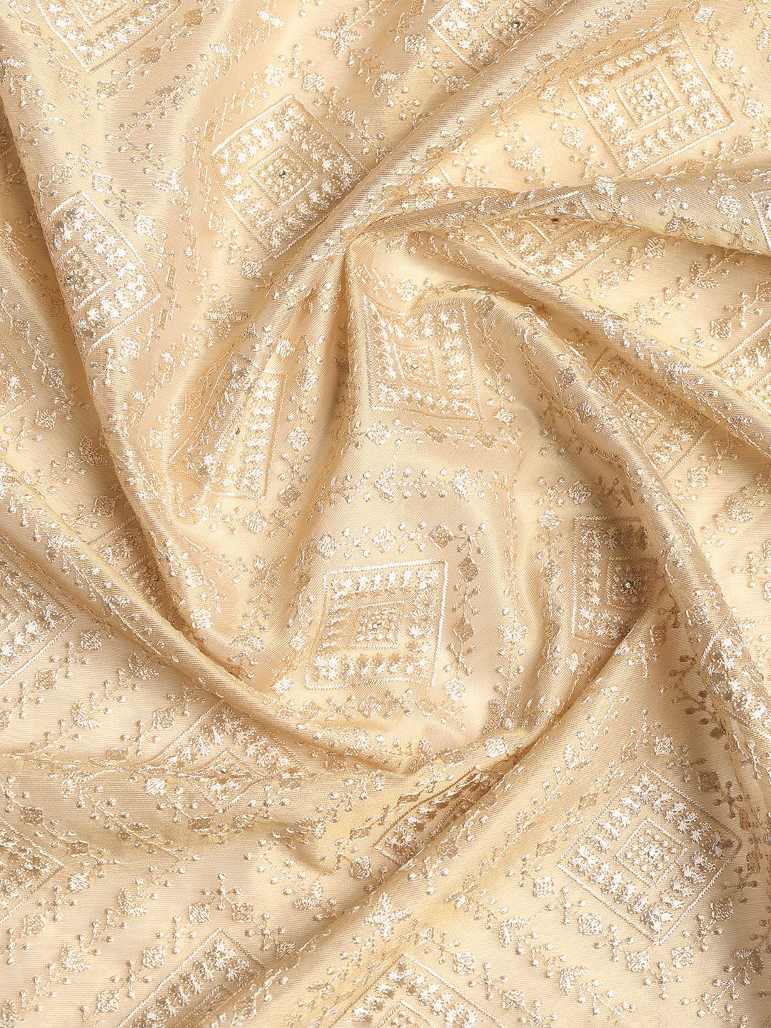 Embroidered Tissue Unstitched Suit With Dupatta