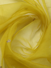 Embroidered Chanderi Ustitched Suit With Pant & Dupatta