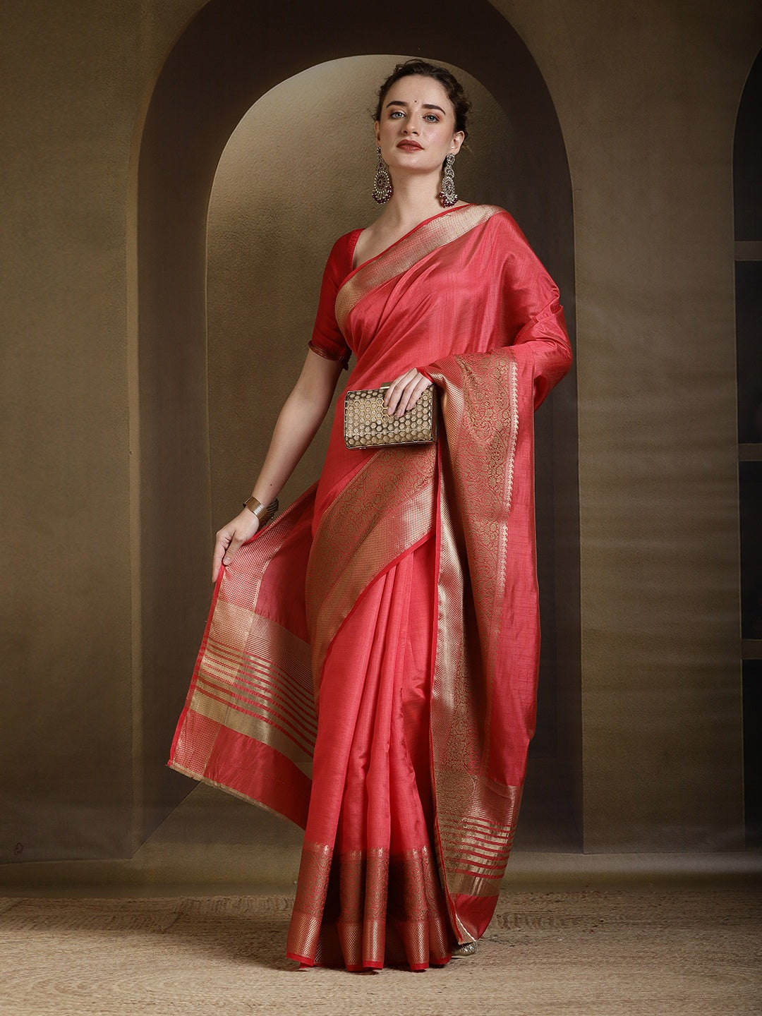 Woven Design Art Silk Saree