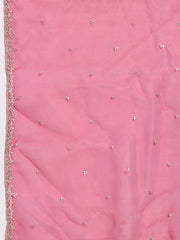 Sequence Embroidery Tissue Saree