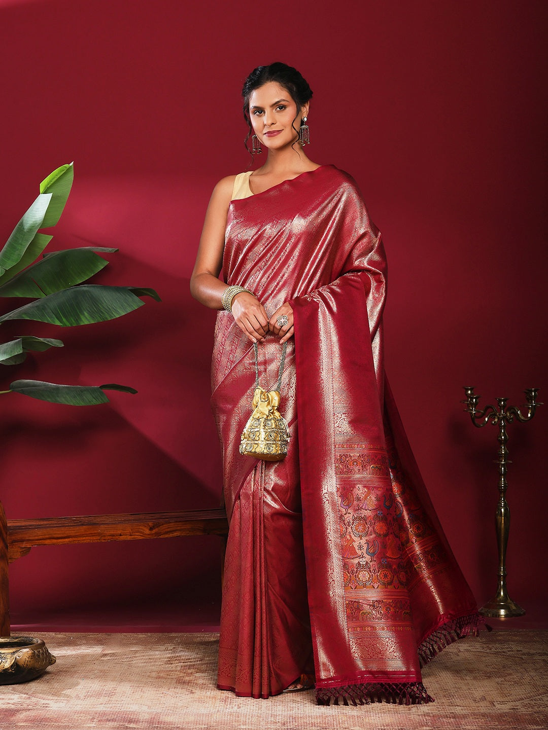 Woven Design Art Silk Saree