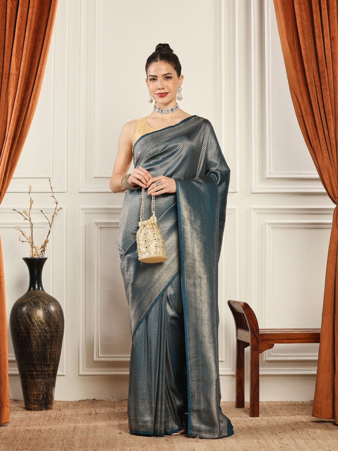 Woven Design Art Silk Saree
