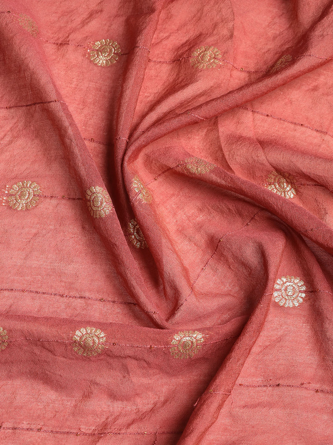 Neck Embroidered Cotton Blend Unstitched Suit With Dupatta