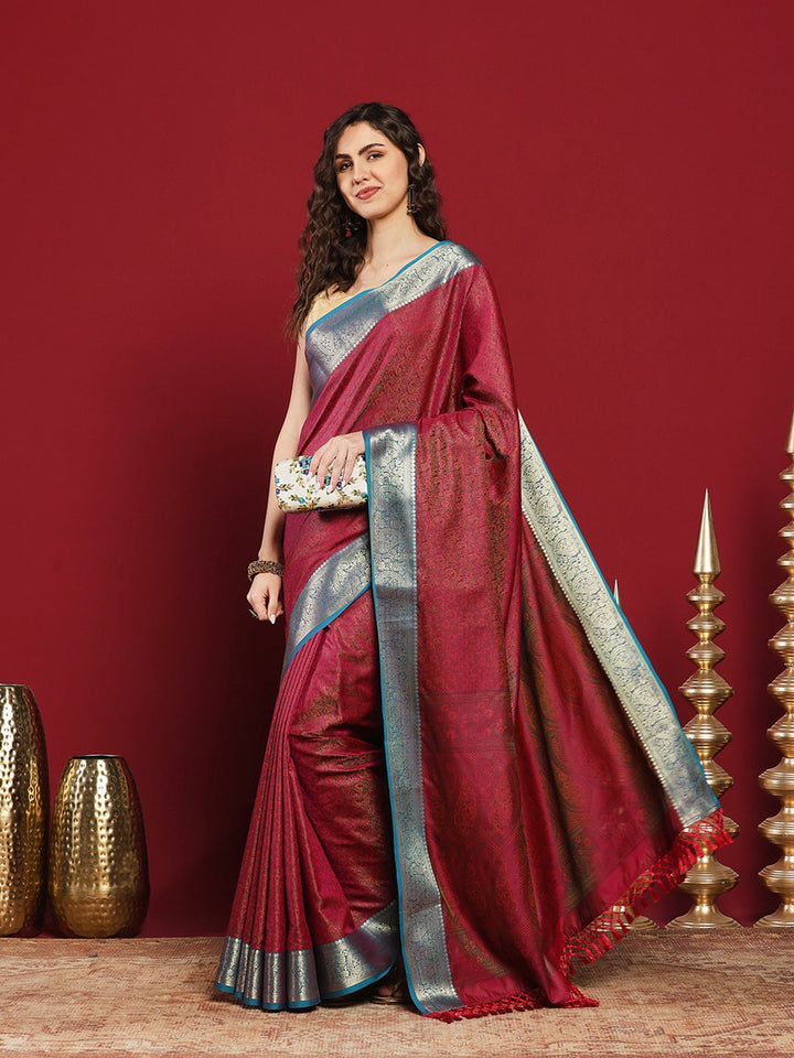 Woven Design Art Silk Saree