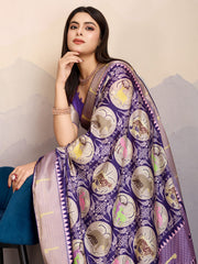 Printed Art Silk Saree
