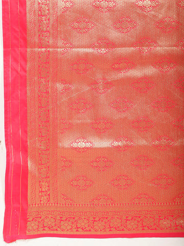 Zari Jaal Woven Banarsi Saree