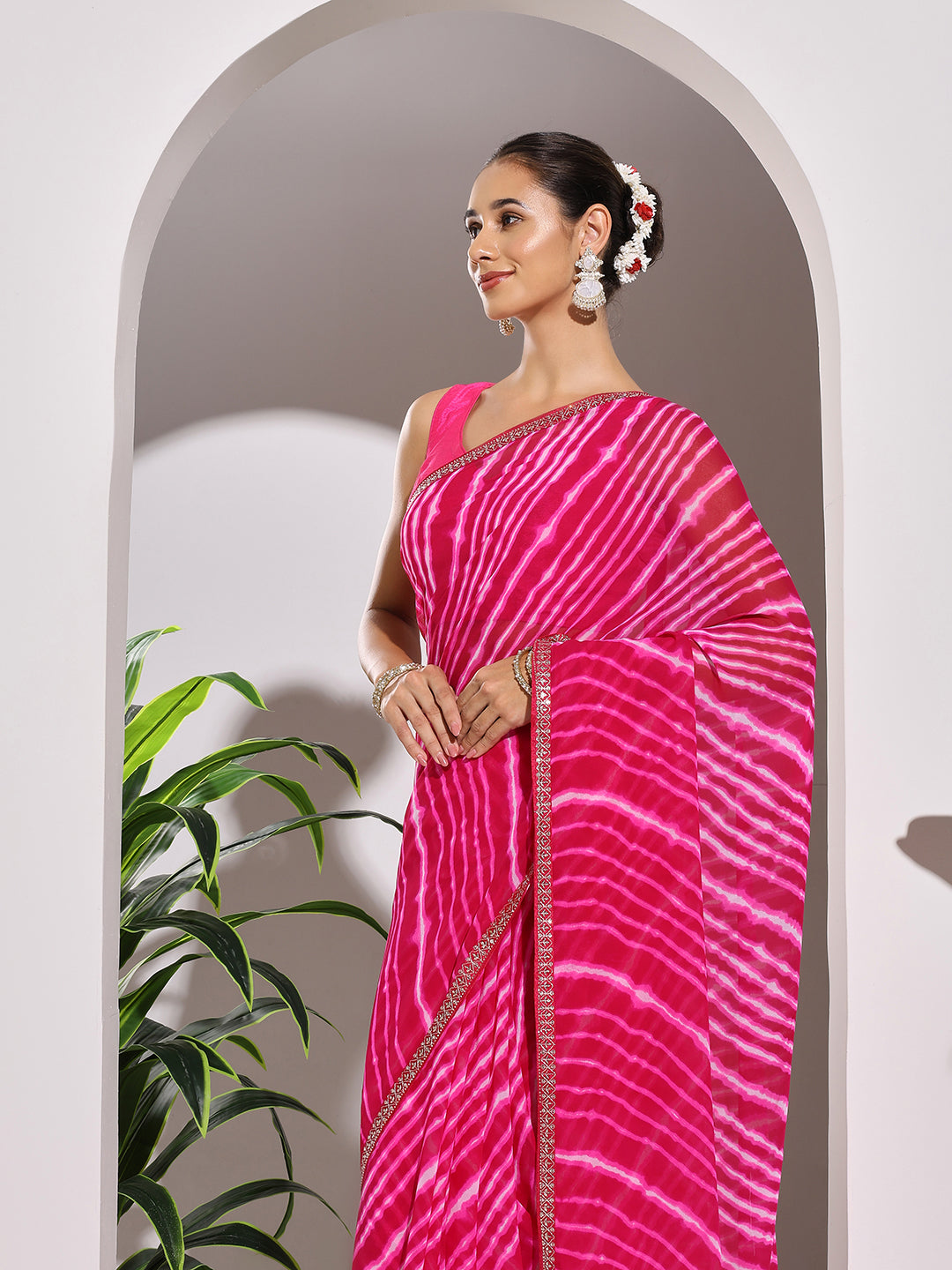 Printed Georgette Saree