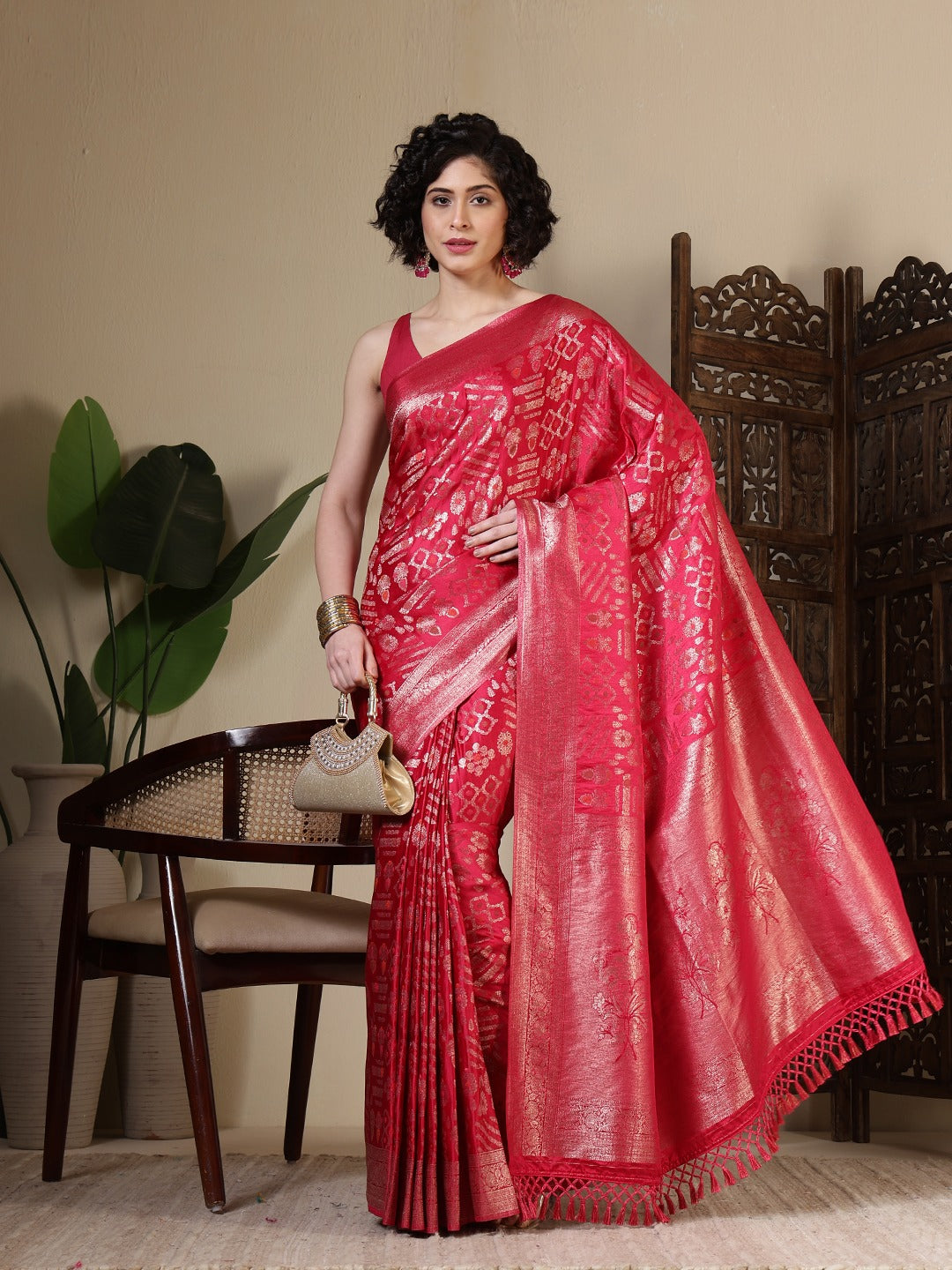 Woven Design Art Silk Saree