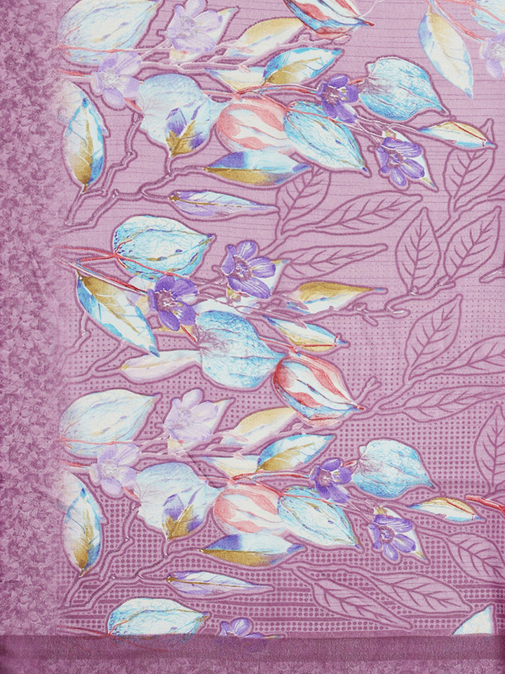 Digital Printed Georgette Saree
