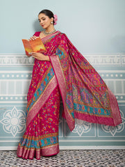 Printed Art Silk Saree