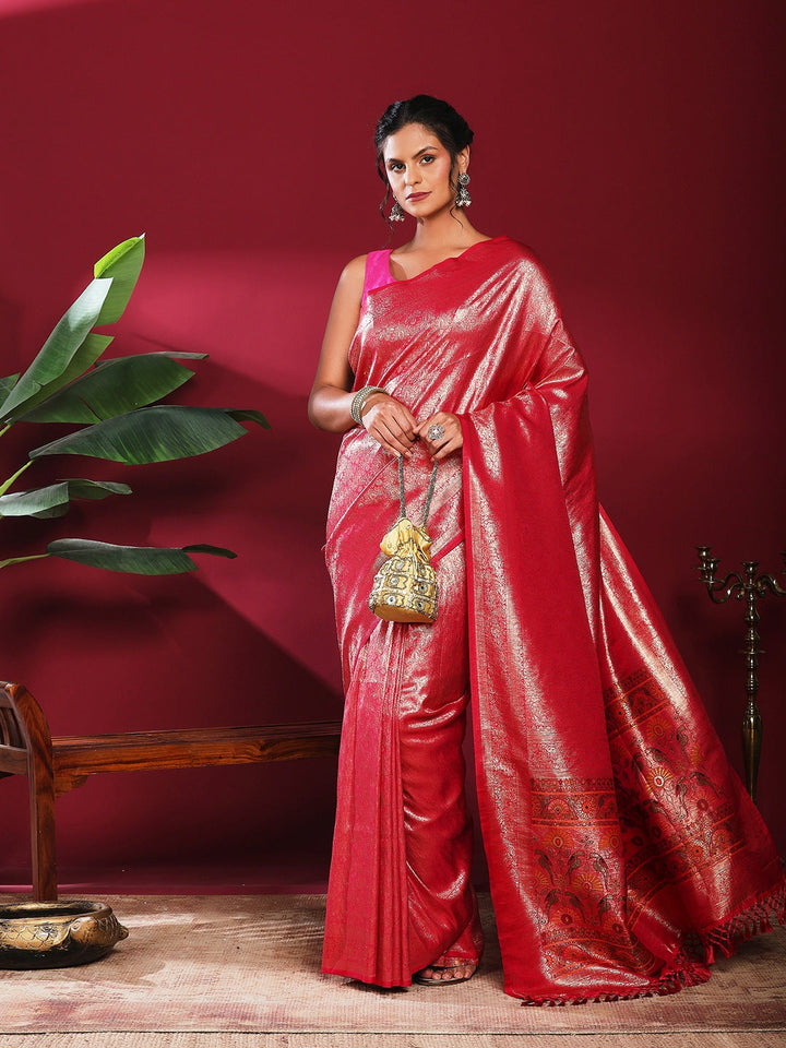 Woven Design Art Silk Saree